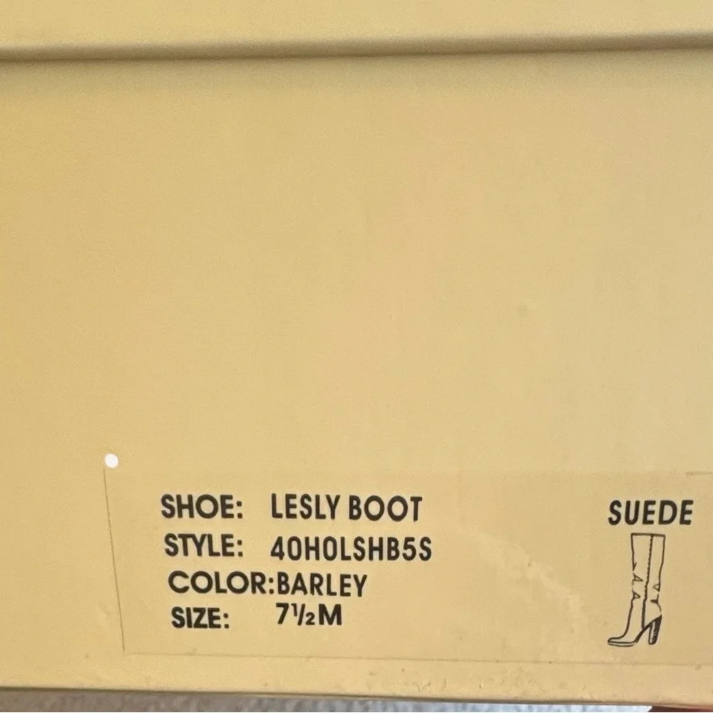 Michael Kors Tan Suede Knee High Boots - Picture 7 of 7